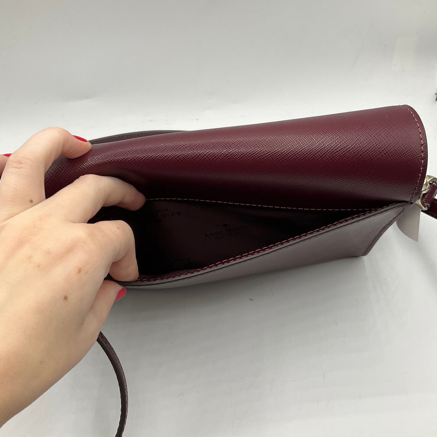 CROSSBODY DESIGNER by KATE SPADE In MAROON, Size: SMALL