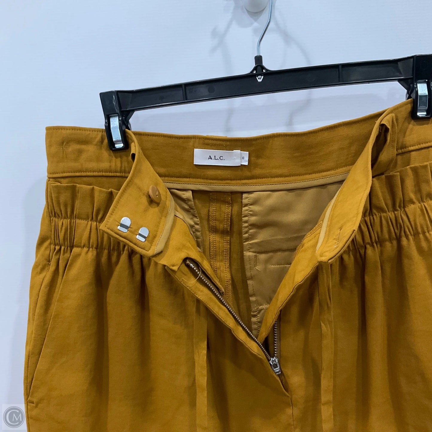 Skirt Mini & Short By Alc In Yellow, Size: 6