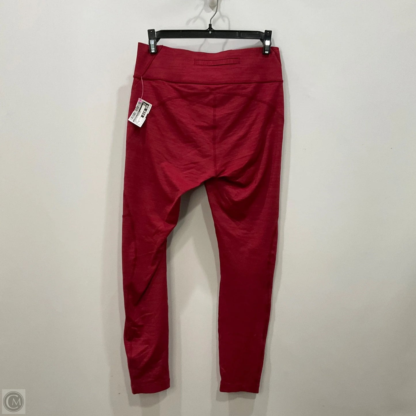 Athletic Leggings By Outdoor Voices In Red, Size: M