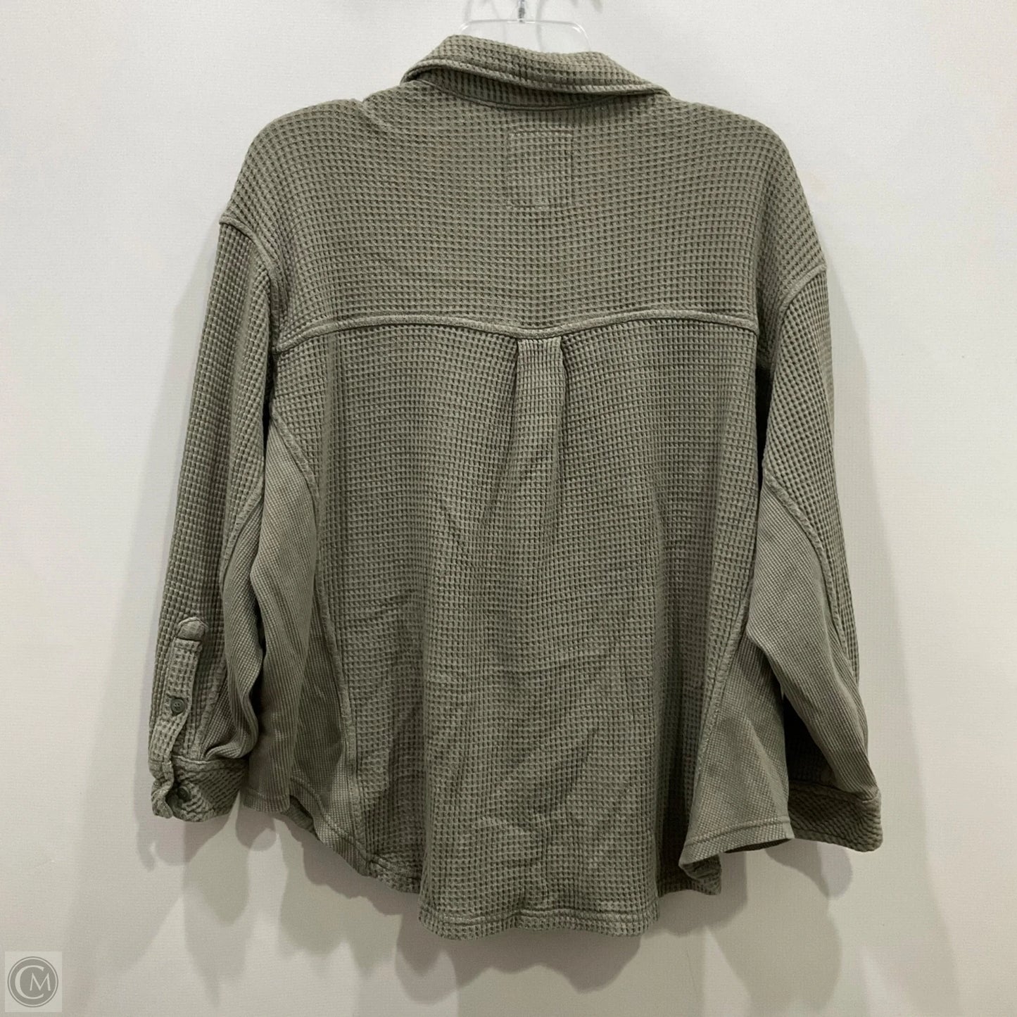 Jacket Shirt By Aerie In Green, Size: S