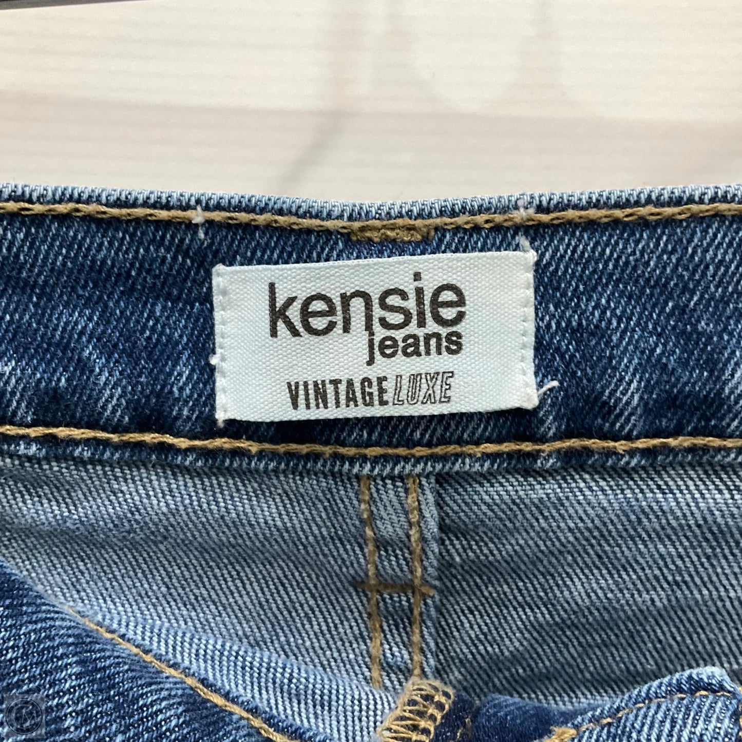 Skirt Midi By Kensie In Blue Denim, Size: 10