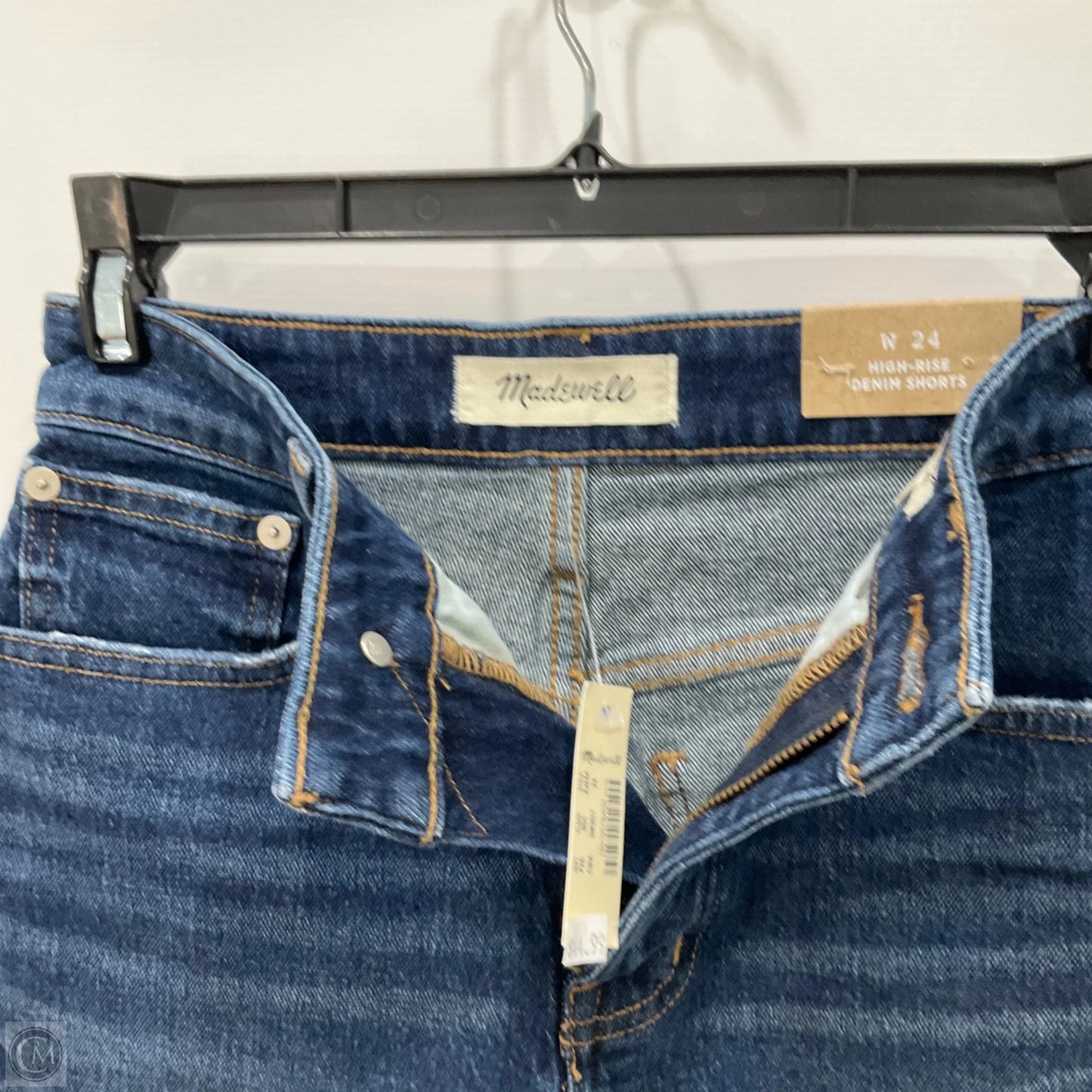 Shorts By Madewell In Blue Denim, Size: 0