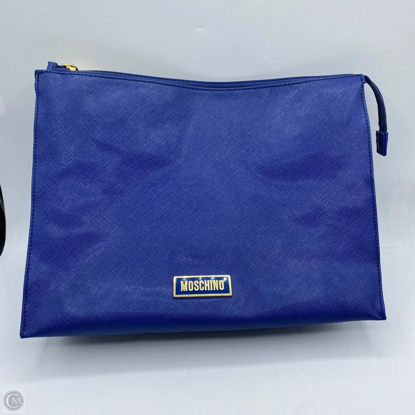 Clutch Luxury Designer By Moschino, Size: Large