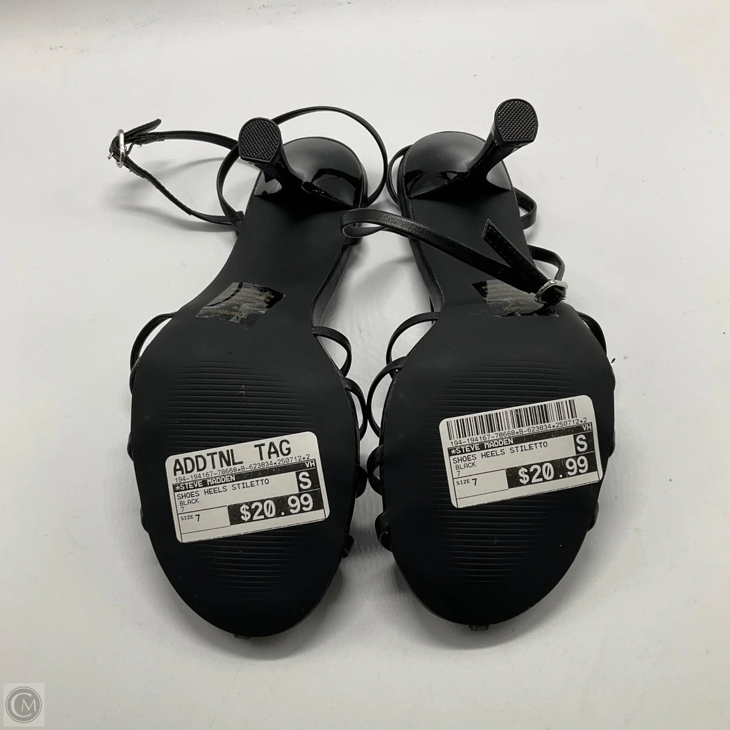 Shoes Heels Stiletto By Steve Madden In Black, Size: 7