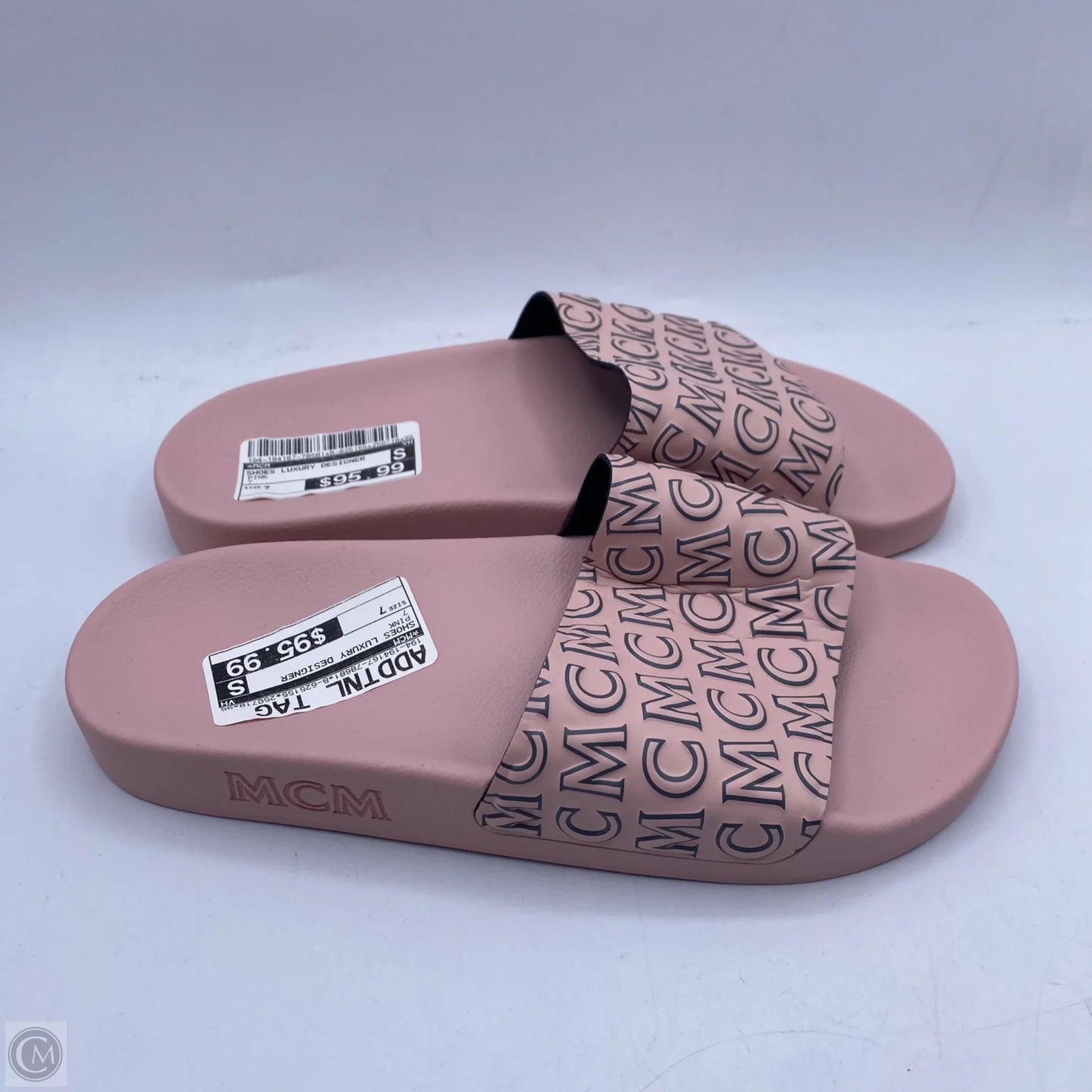 Shoes Luxury Designer By Mcm In Pink, Size: 7