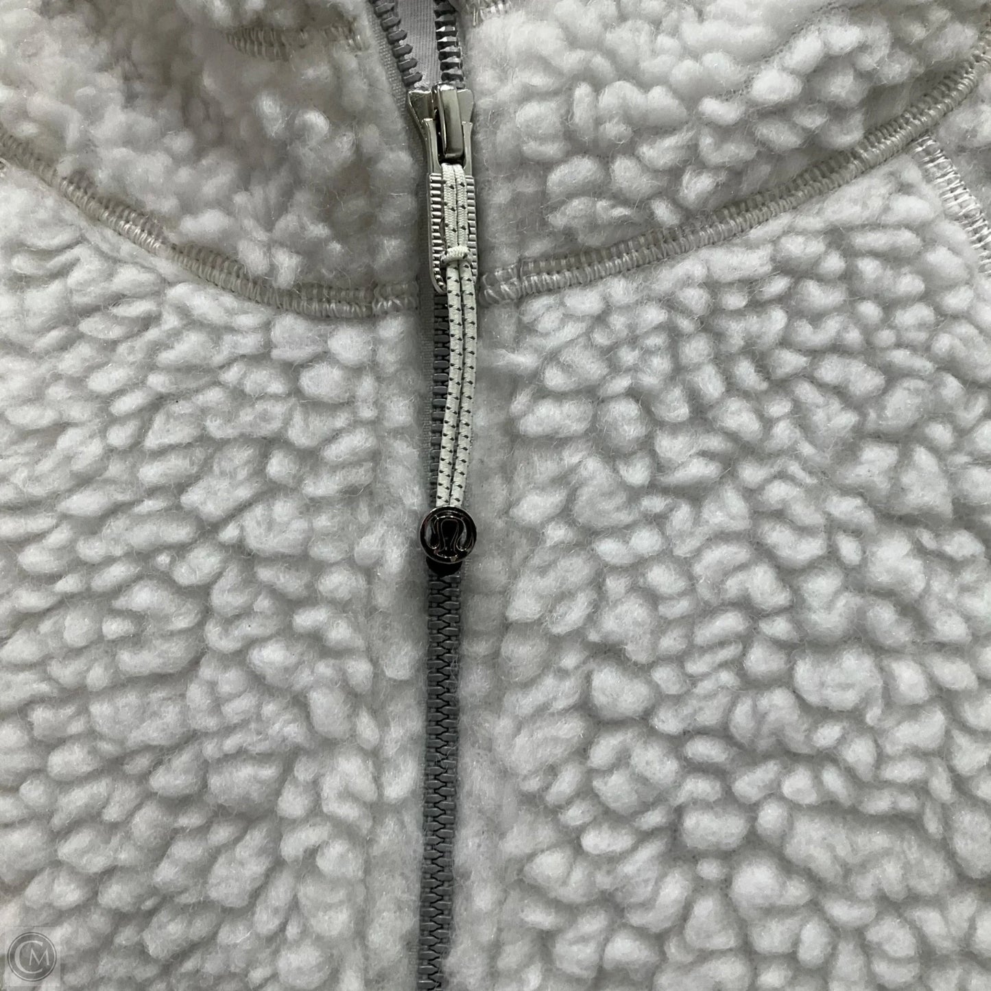 Jacket Fleece By Lululemon In White, Size: M