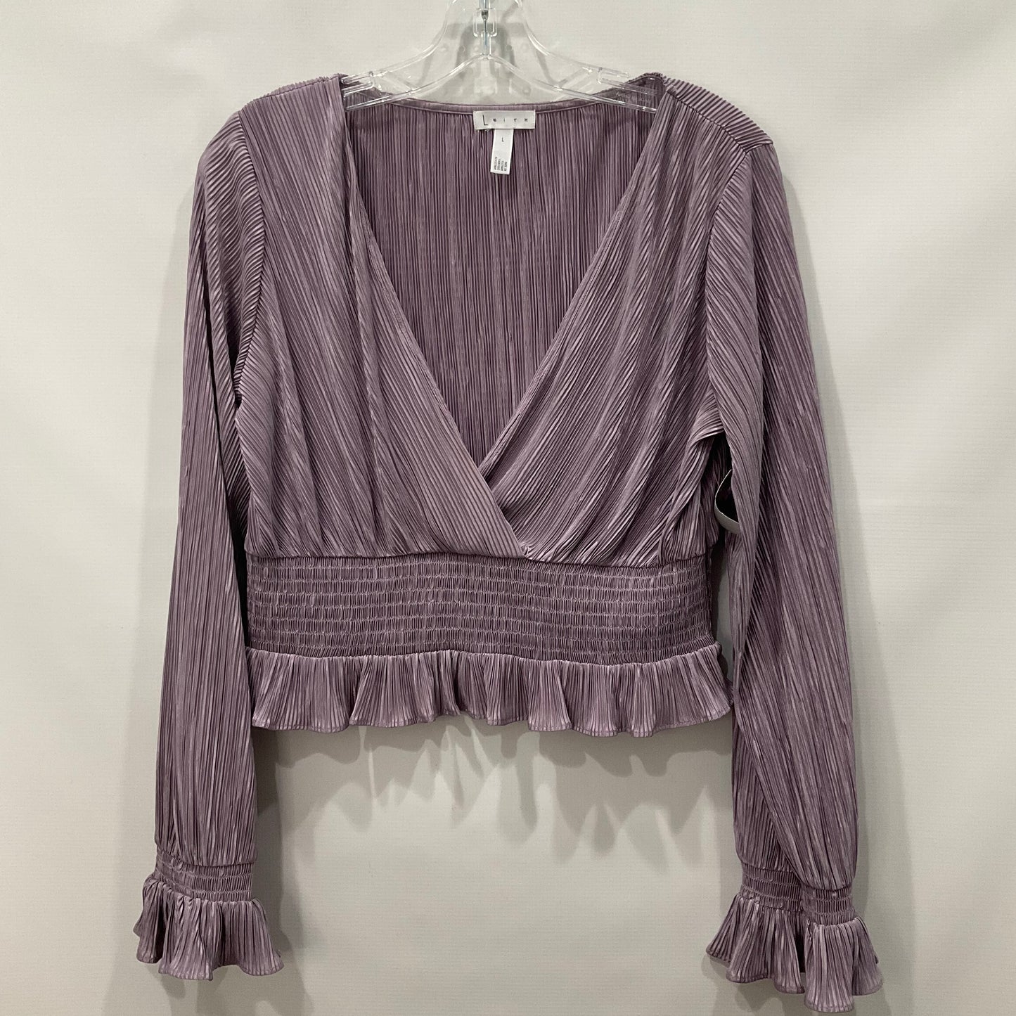 Top Long Sleeve By Leith Size: L