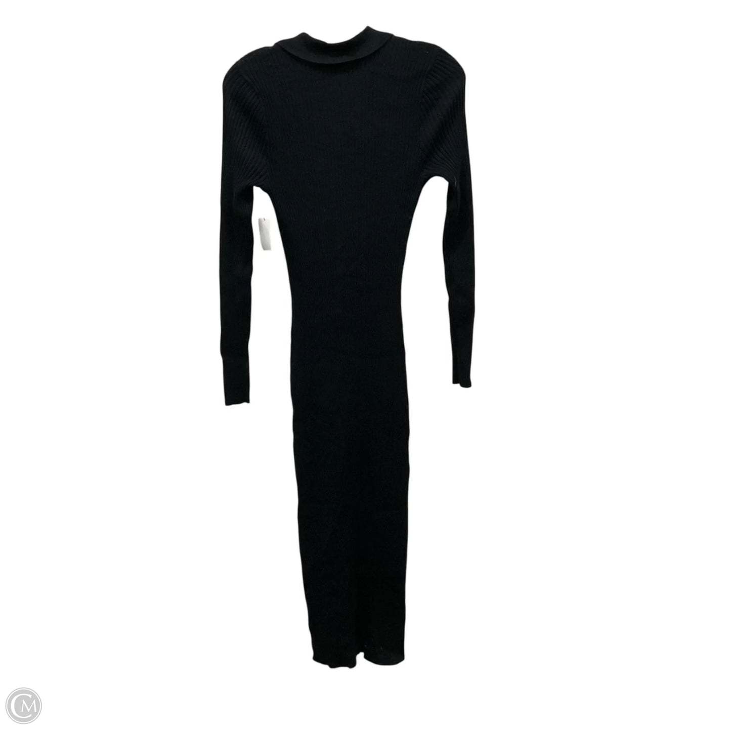 Dress Casual Midi By Abercrombie And Fitch In Black, Size: M