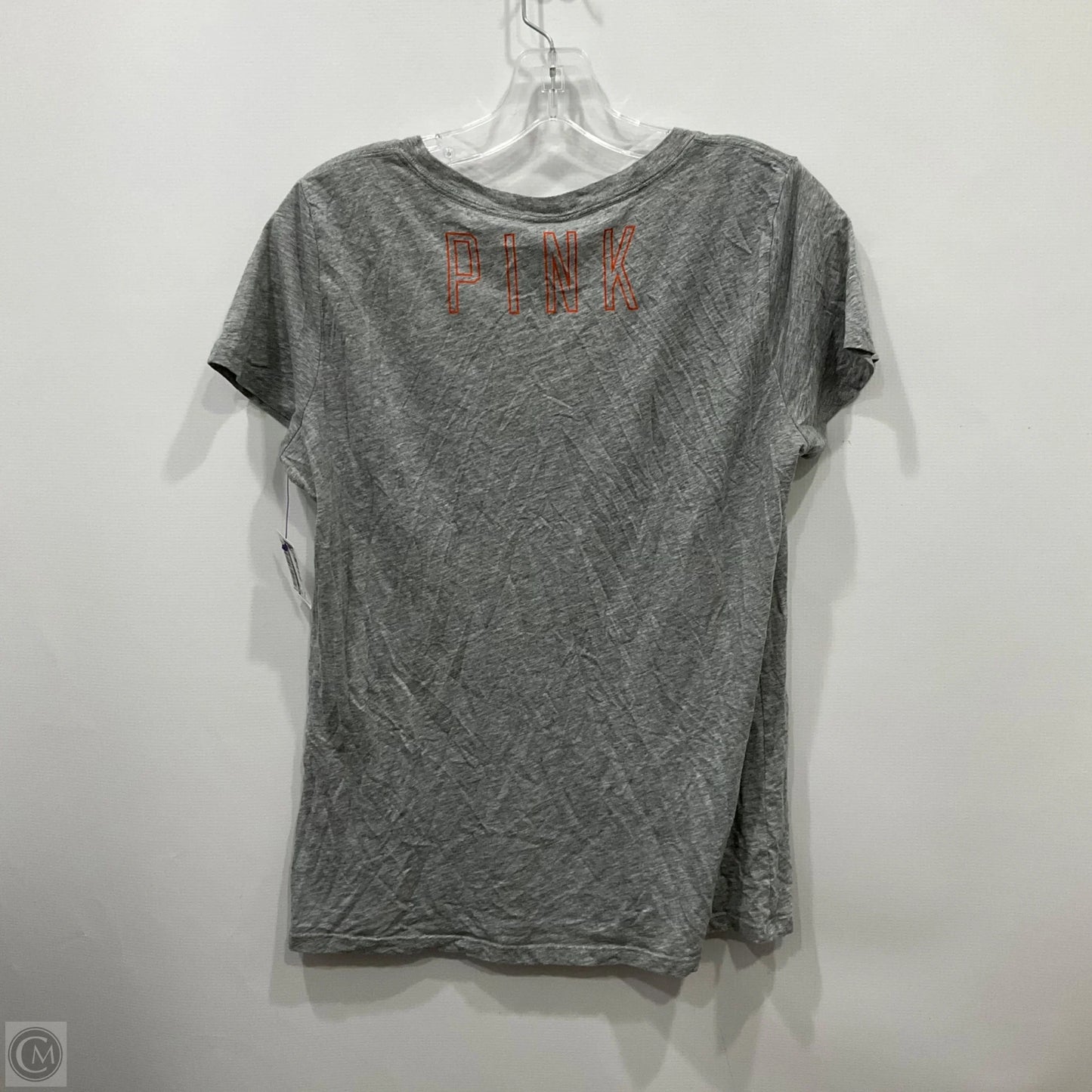 Top Short Sleeve By Nfl In Grey, Size: L
