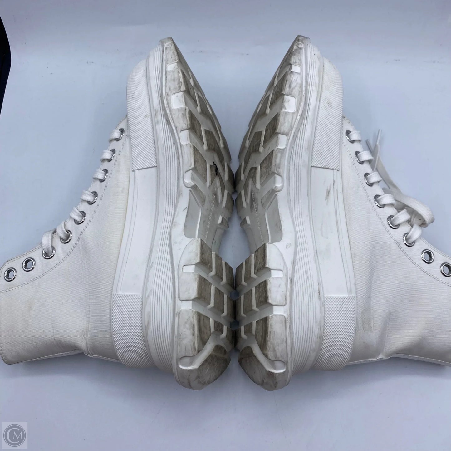 Shoes Luxury Designer By Alexander Mcqueen In White, Size: 7