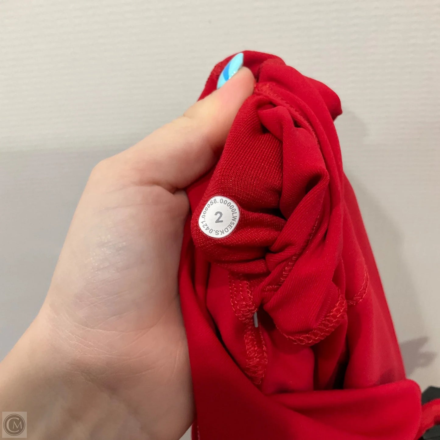 Athletic Leggings By Lululemon In Red, Size: 2