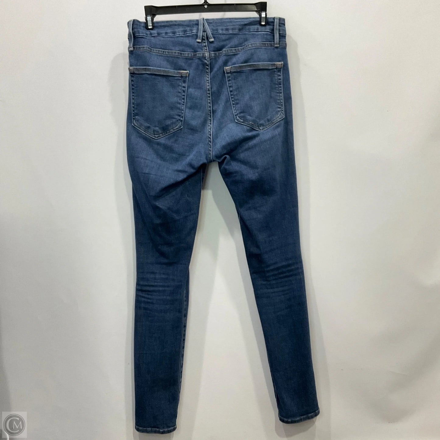 Jeans Skinny By Good American In Blue Denim, Size: 10