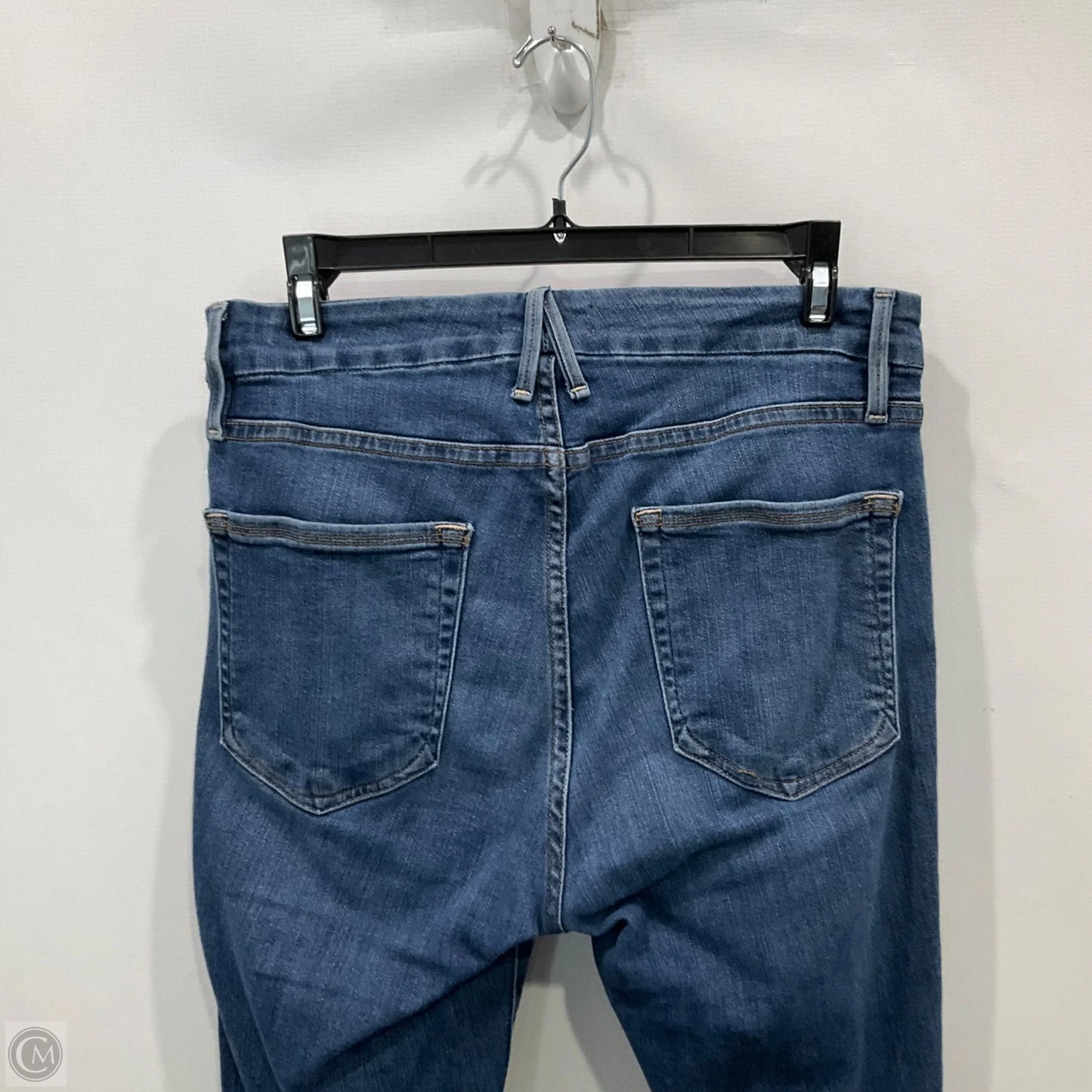 Jeans Skinny By Good American In Blue Denim, Size: 10