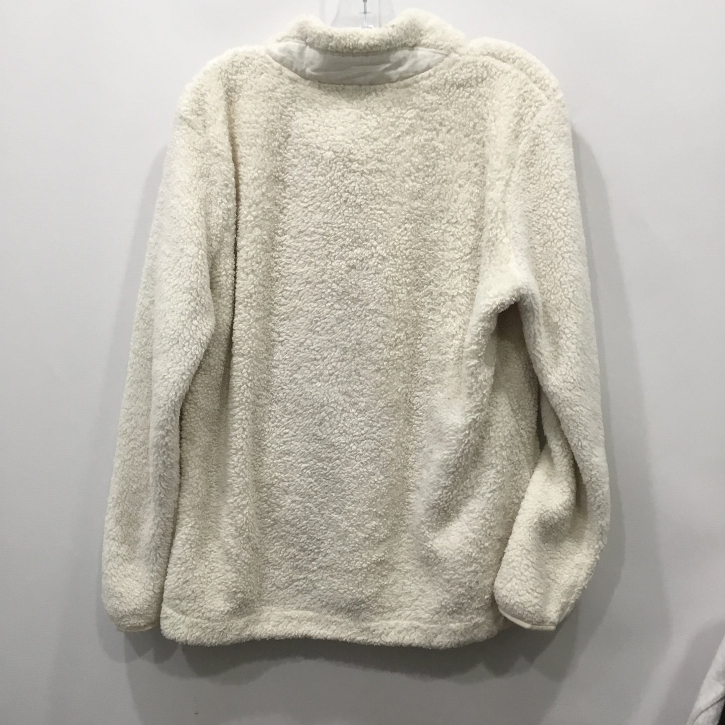 Jacket Fleece By Eddie Bauer In Cream, Size: Xl