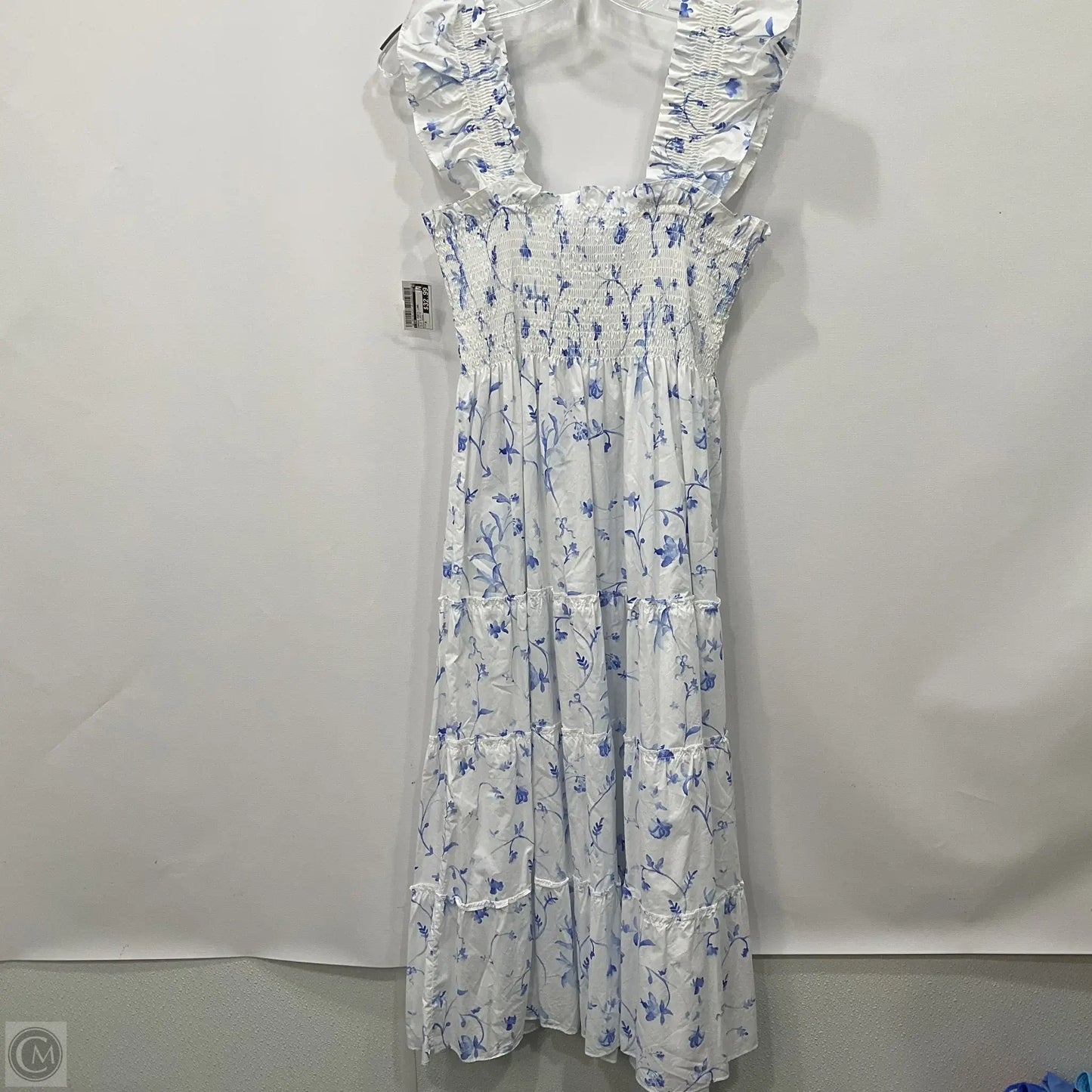 Dress Party Long By Hill House In Blue & White, Size: M