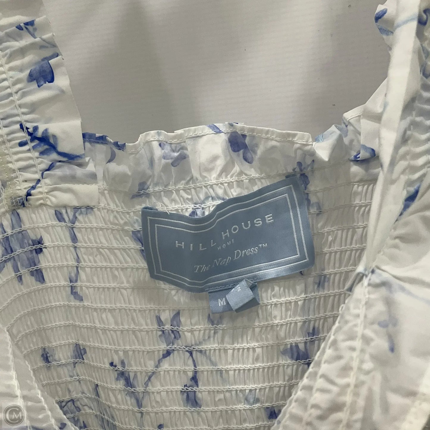 Dress Party Long By Hill House In Blue & White, Size: M