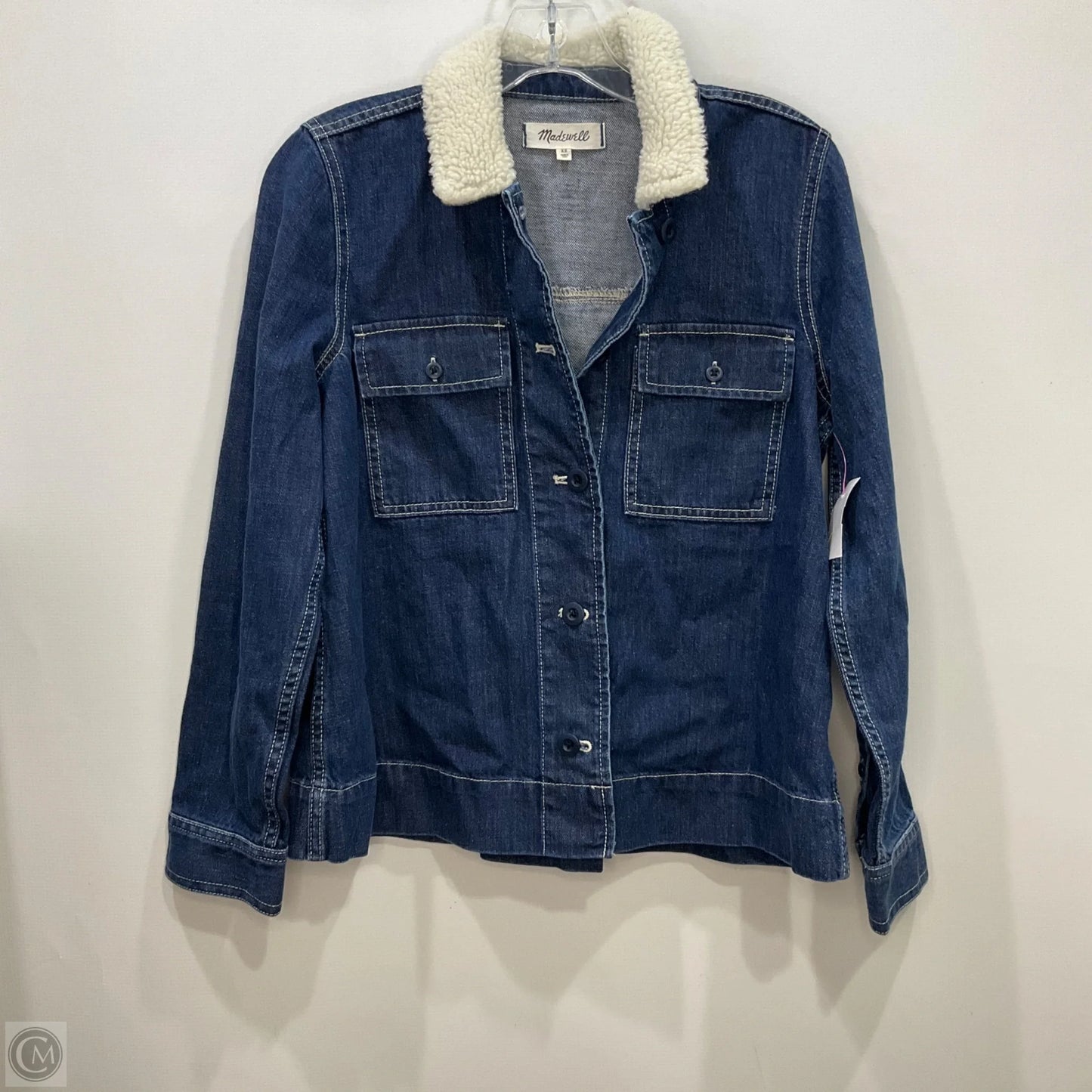 Jacket Denim By Madewell In Blue Denim, Size: Xs