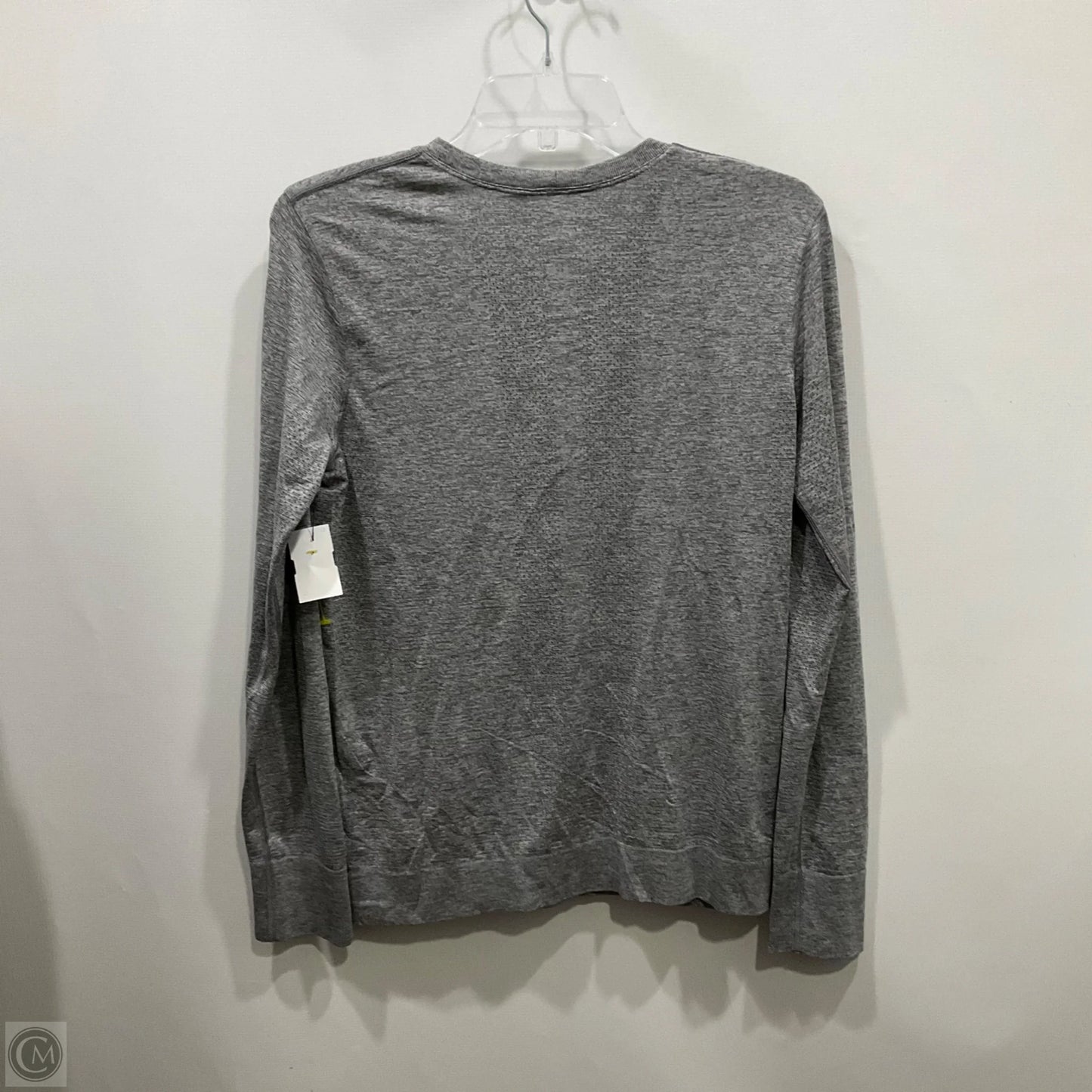 Athletic Top Long Sleeve Crewneck By Lululemon In Grey, Size: 6