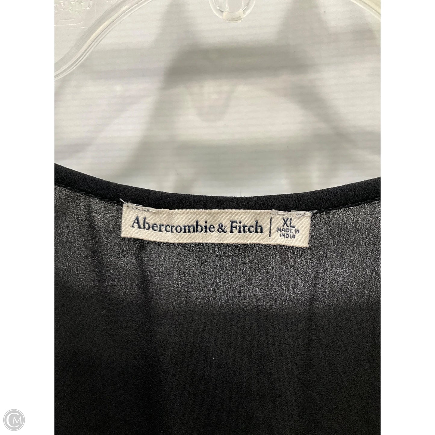 Top Long Sleeve By Abercrombie And Fitch In Black, Size: Xl
