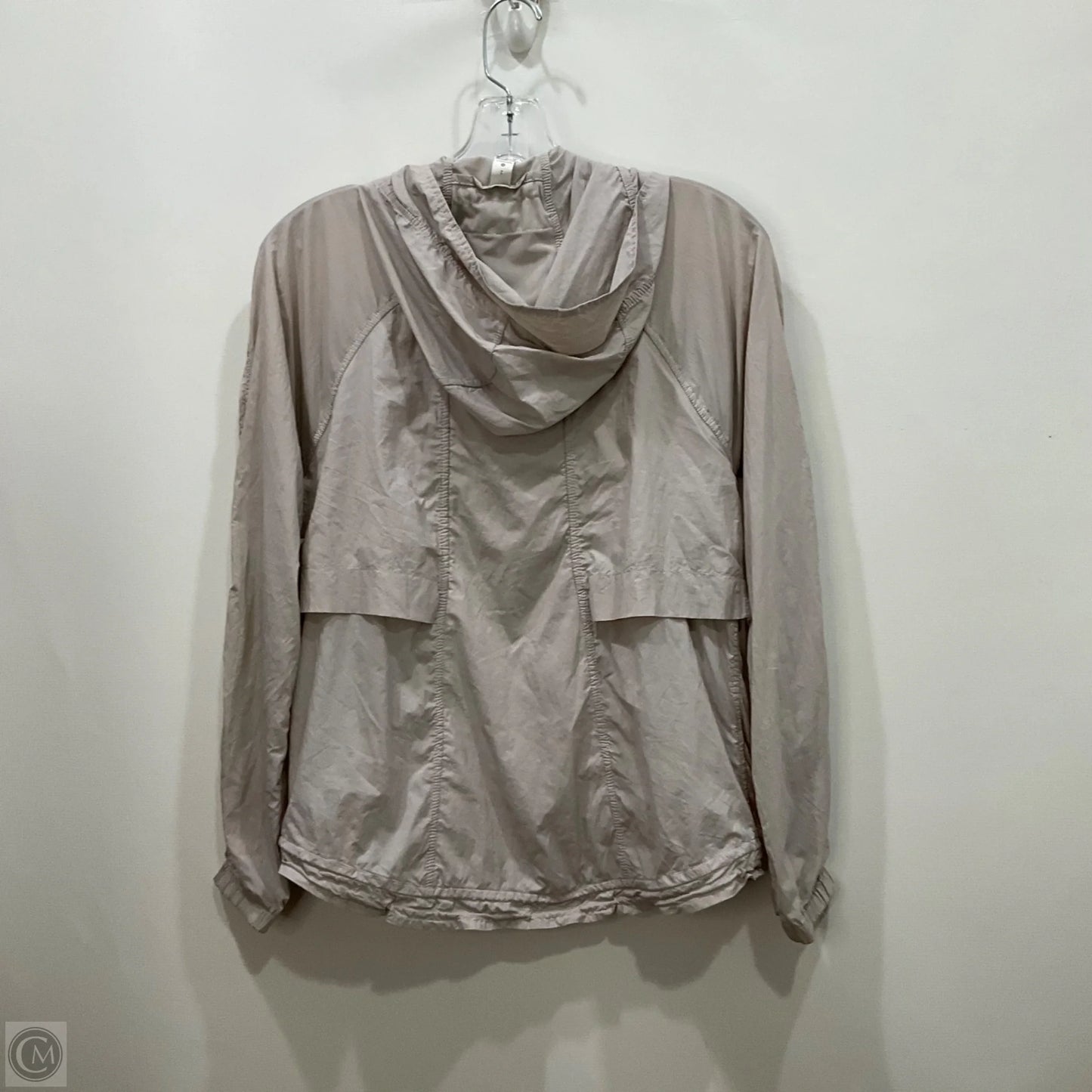 Jacket Windbreaker By Lululemon In Grey, Size: 2