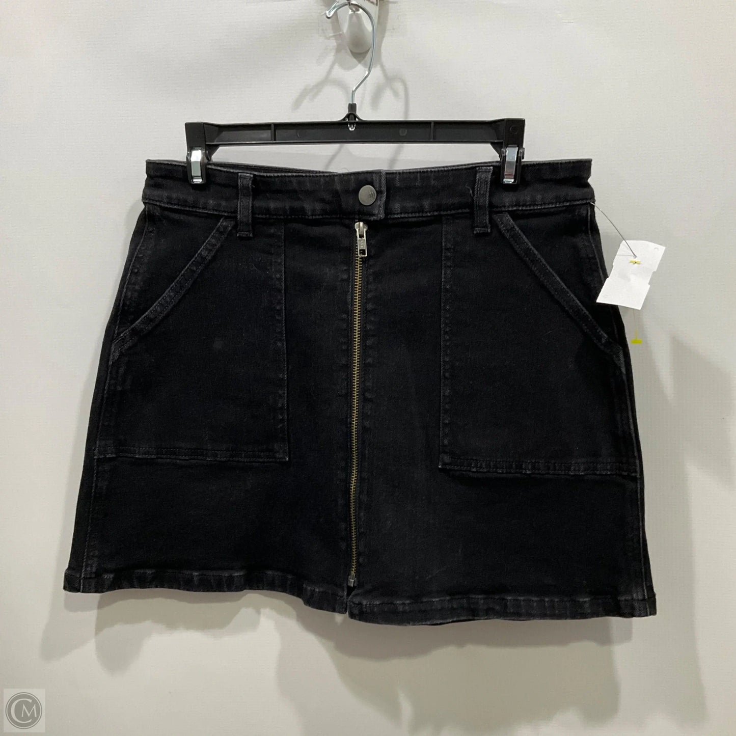Skirt Mini & Short By Madewell In Black Denim, Size: 8