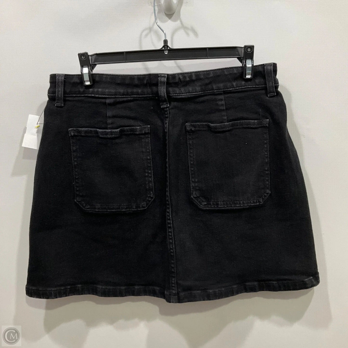 Skirt Mini & Short By Madewell In Black Denim, Size: 8