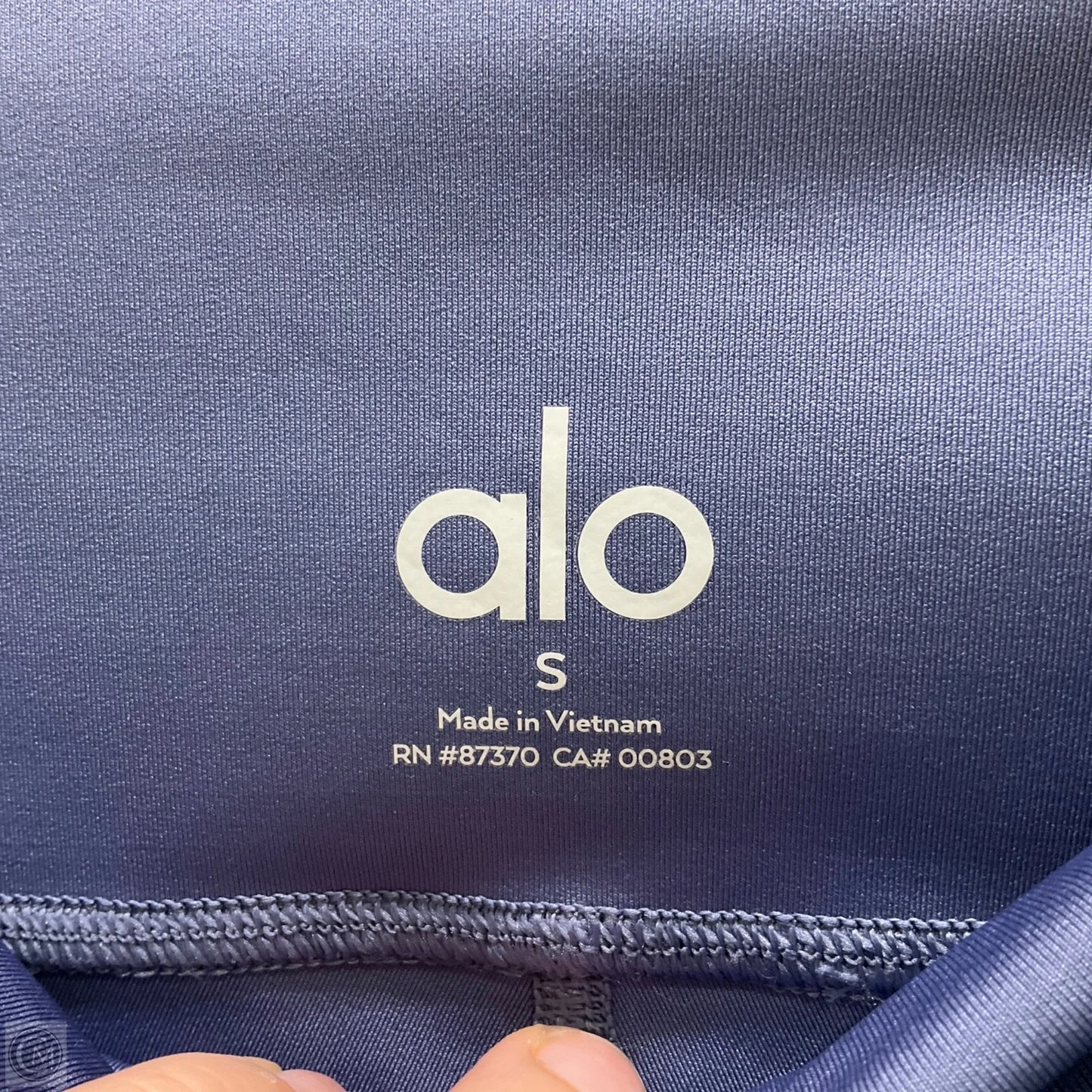 Athletic Leggings By Alo In Blue, Size: S