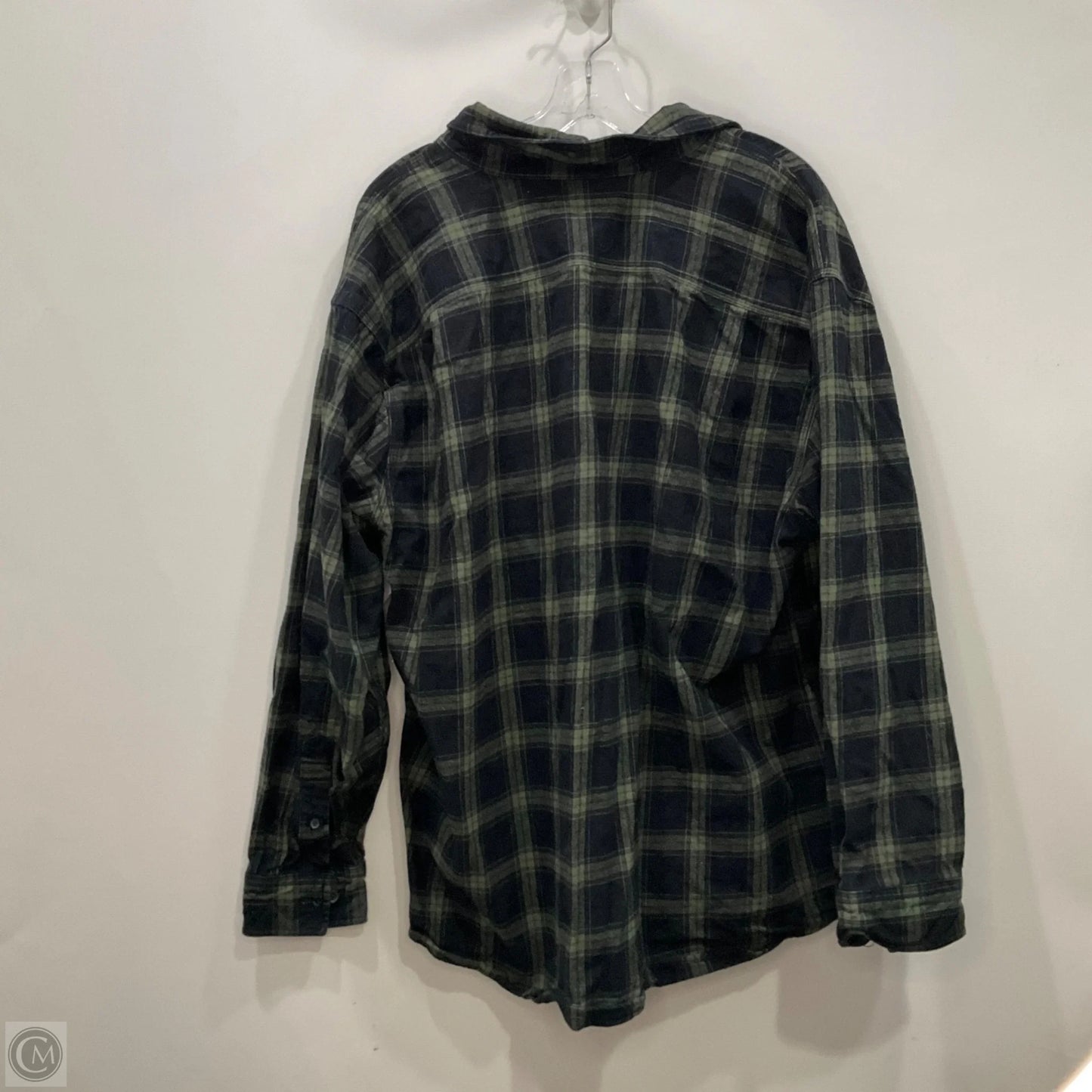 Top Long Sleeve By Clothes Mentor In Black & Green, Size: 2x