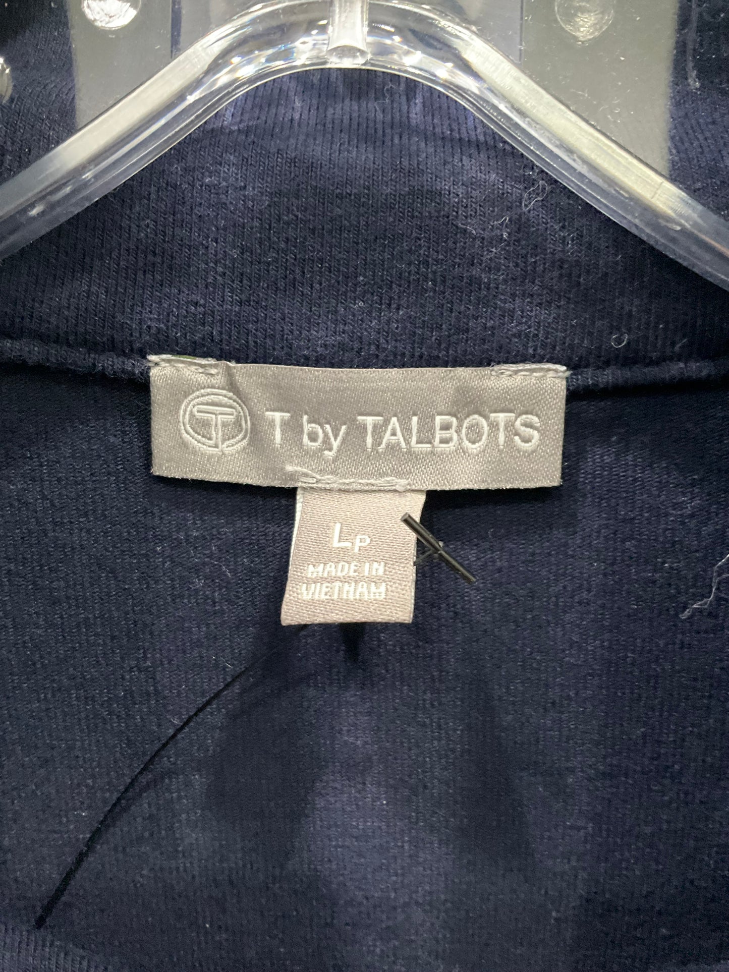 Athletic Jacket By Talbots In Navy, Size: L