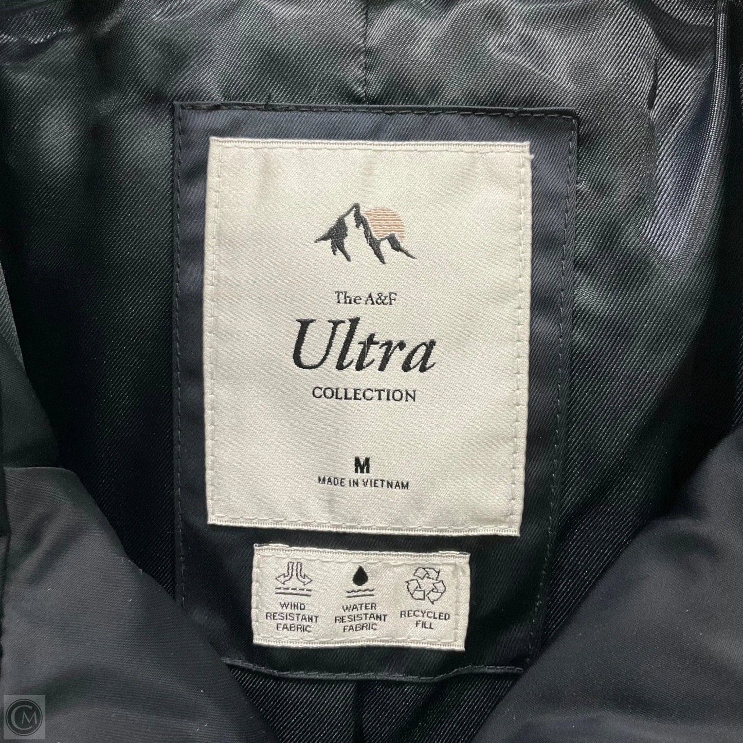 Coat Puffer & Quilted By Abercrombie And Fitch In Black, Size: M