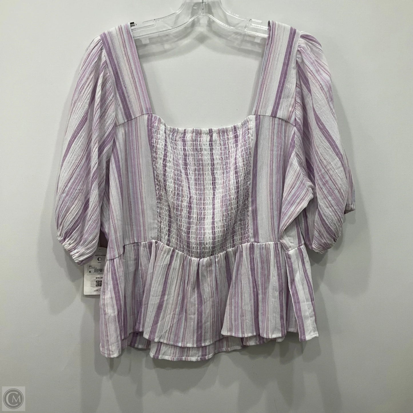 Top Short Sleeve By Altard State In Purple, Size: 3x