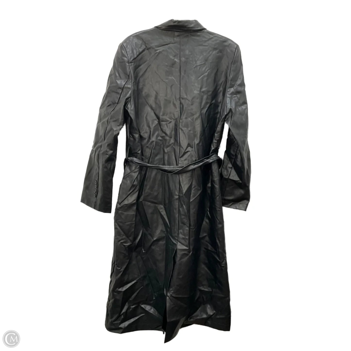 Coat Leather By The Native One In Black, Size: S