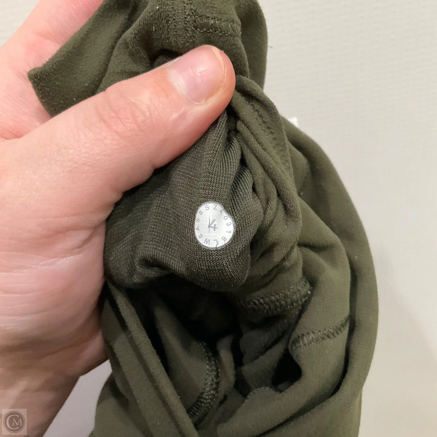Athletic Leggings Capris By Lululemon In Green, Size: 4