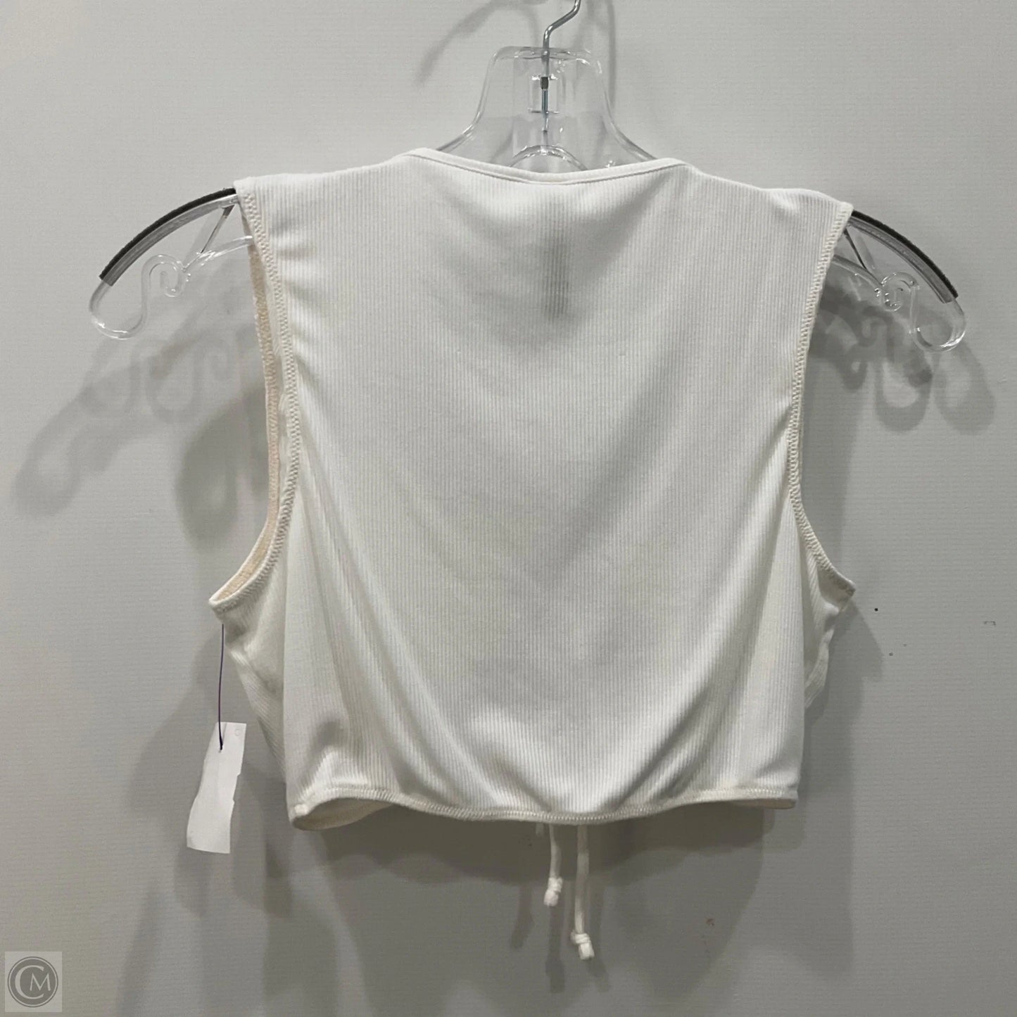 Top Sleeveless By Skims In White, Size: M