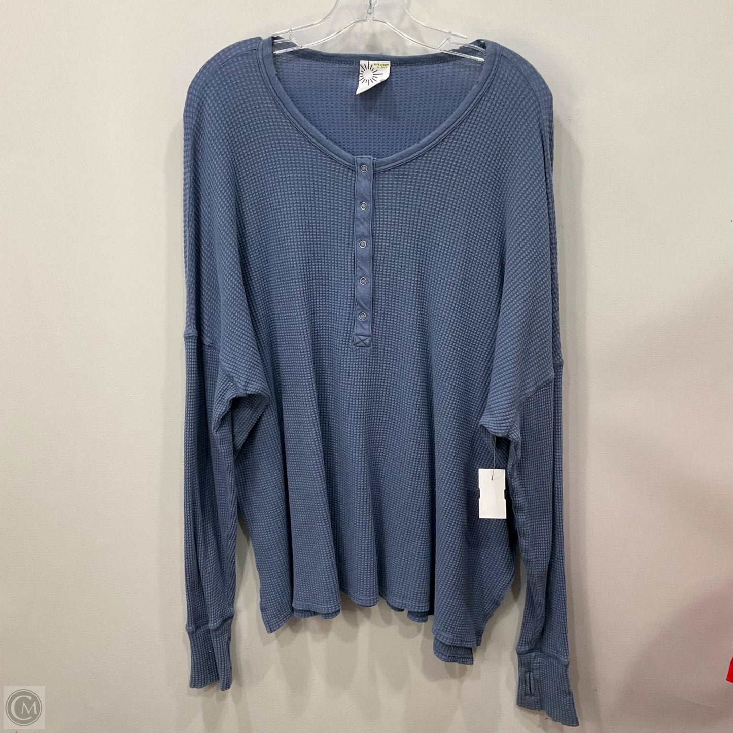 Top Long Sleeve By Aerie In Blue, Size: Xl
