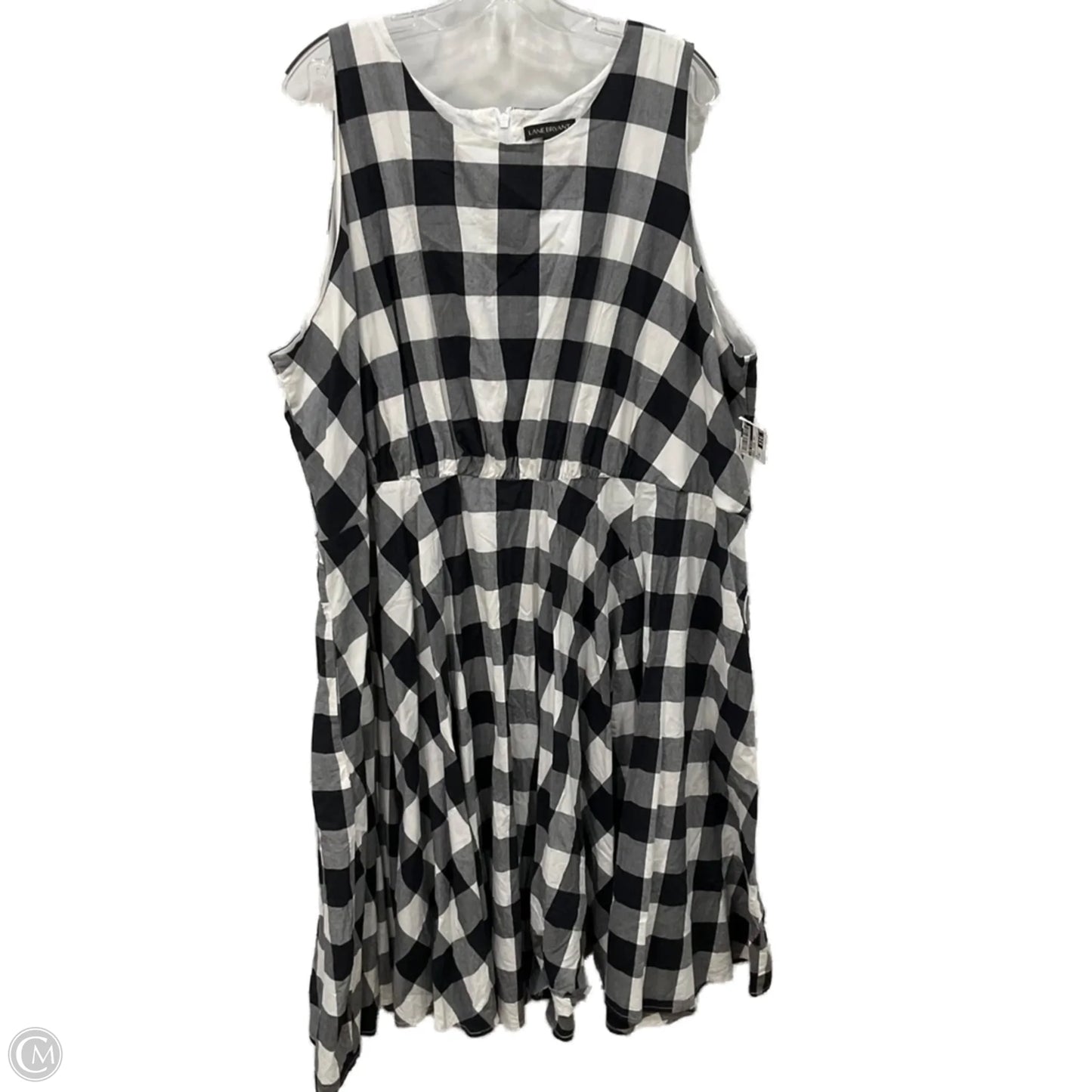Dress Casual Maxi By Lane Bryant In Black & White, Size: 28