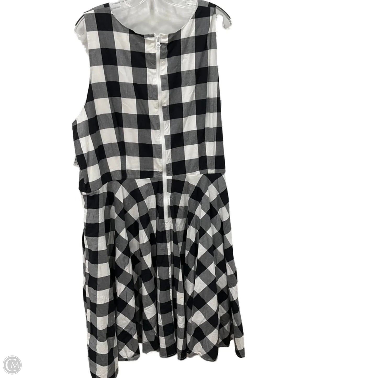Dress Casual Maxi By Lane Bryant In Black & White, Size: 28