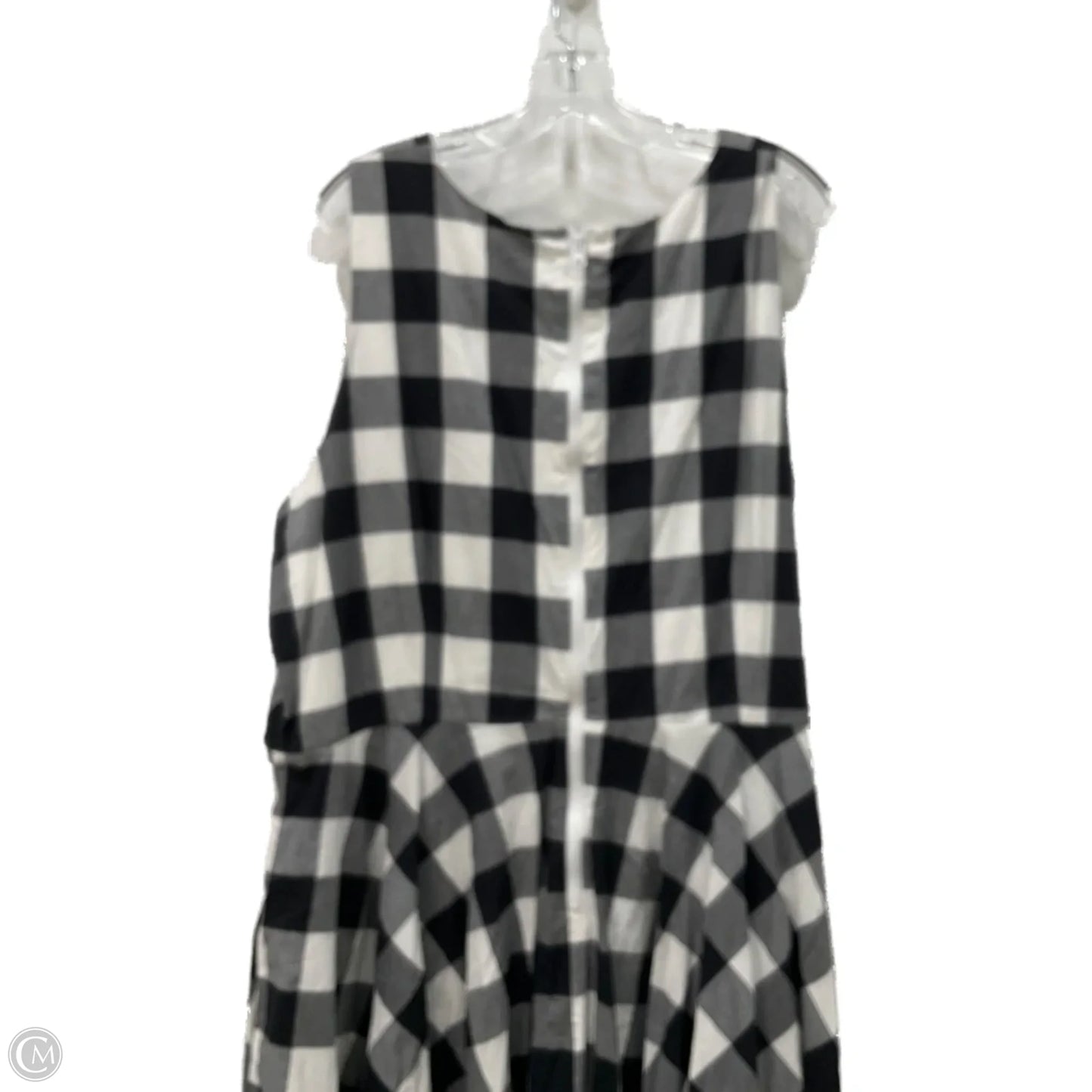 Dress Casual Maxi By Lane Bryant In Black & White, Size: 28
