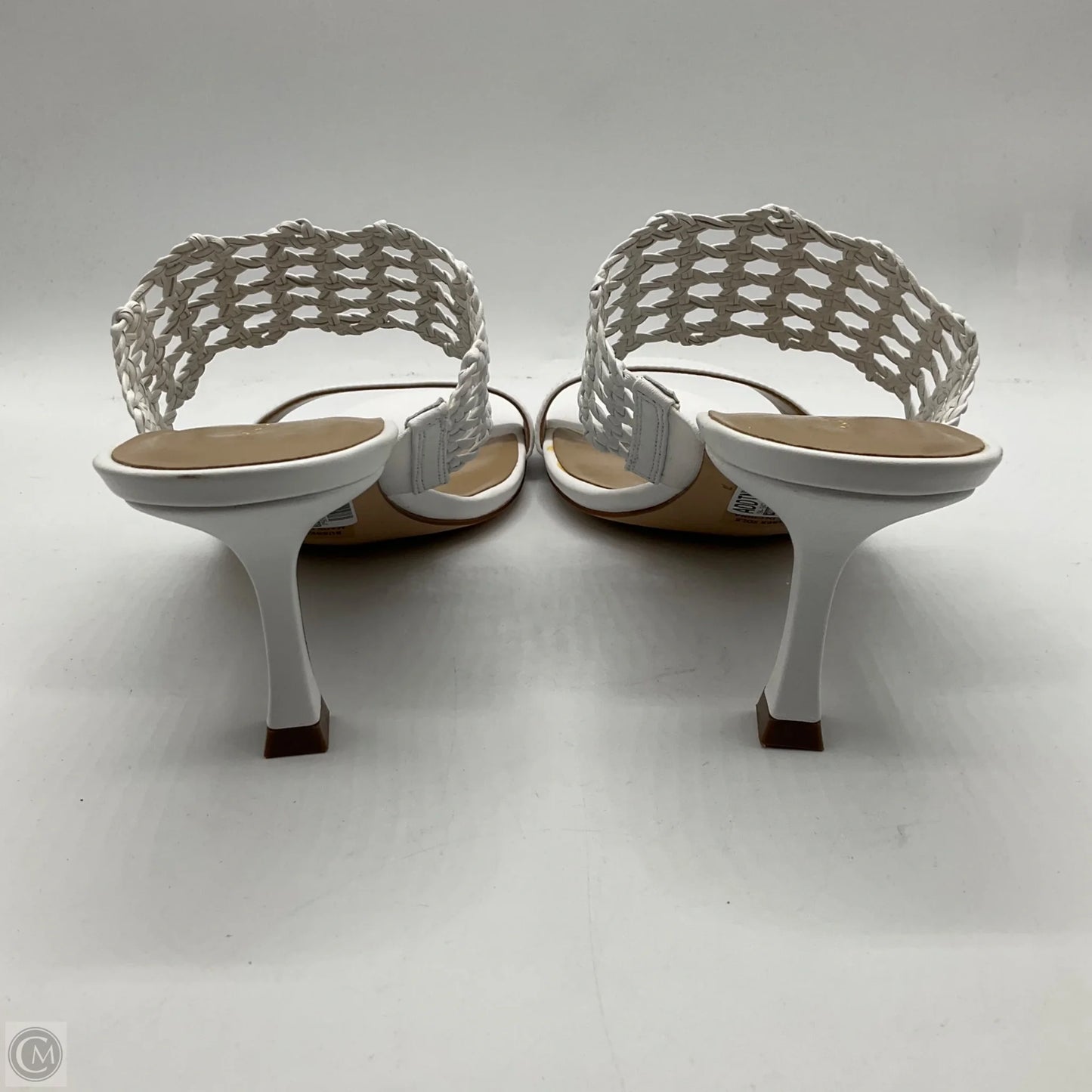 Sandals Heels Kitten By Ann Taylor In White, Size: 9