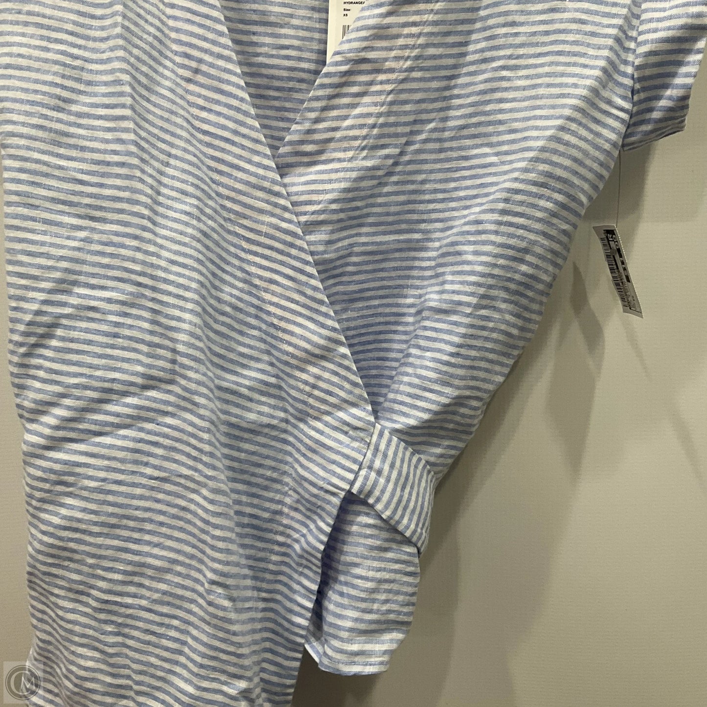 Top Sleeveless By Vineyard Vines In Blue & White, Size: Xs