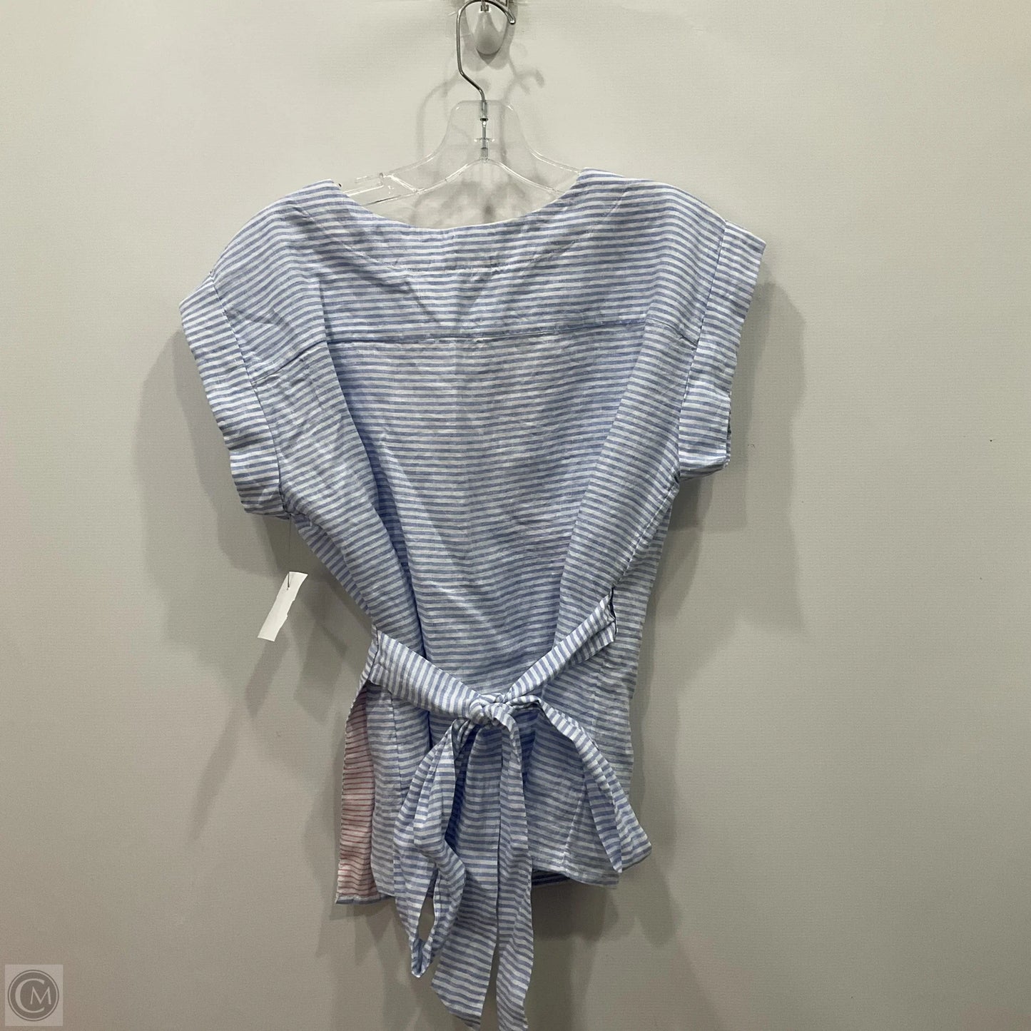 Top Sleeveless By Vineyard Vines In Blue & White, Size: Xs