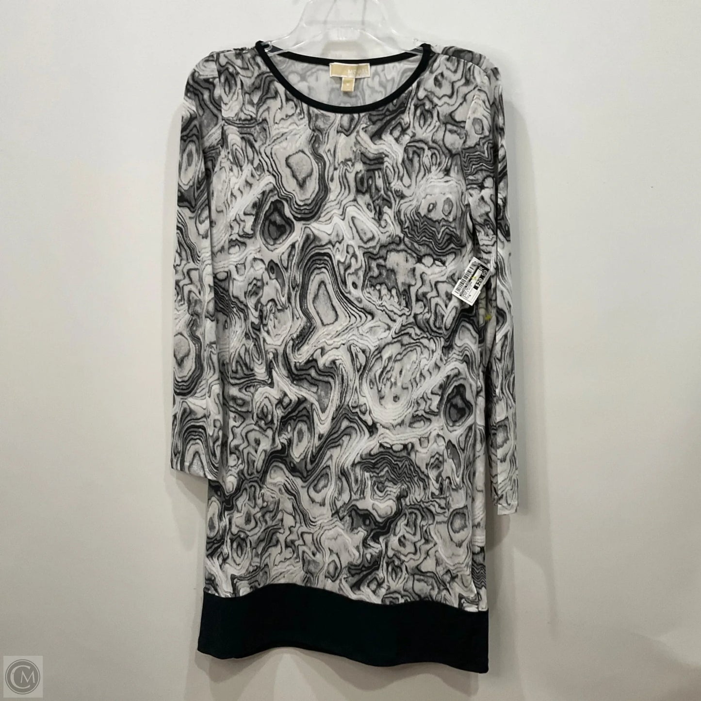 Dress Designer By Michael Kors In Black & White, Size: M