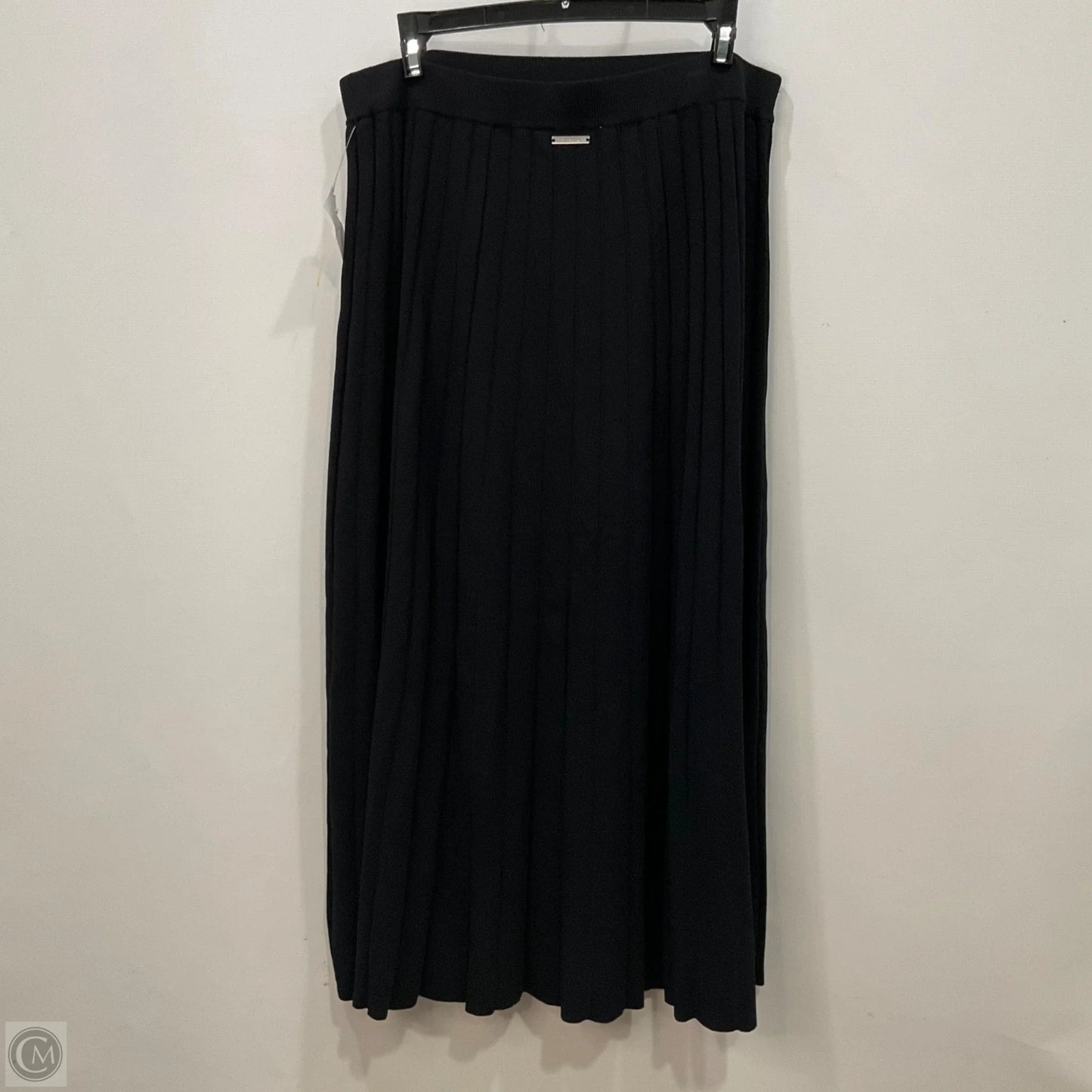 Skirt Designer By Michael Kors In Black, Size: L