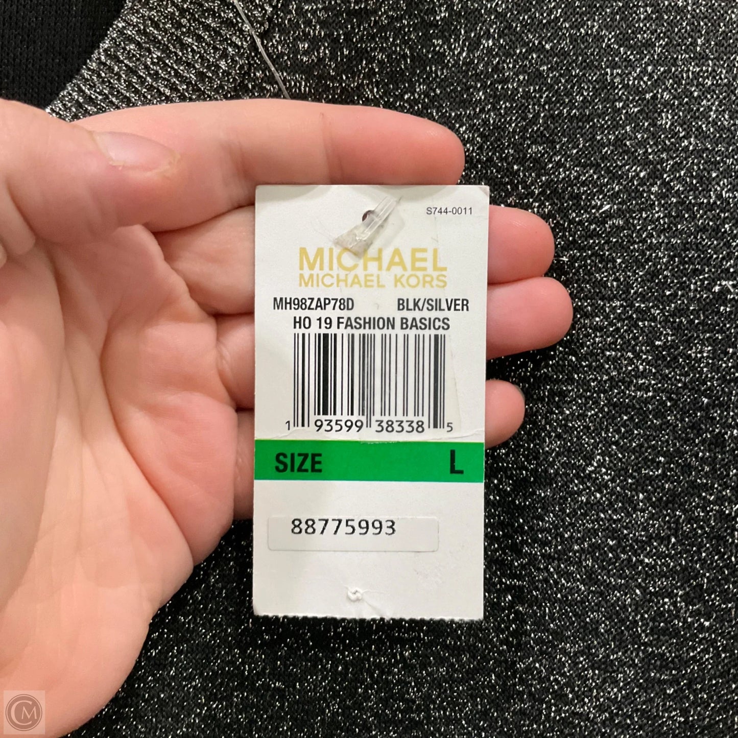 Dress Designer By Michael Kors In Grey, Size: L