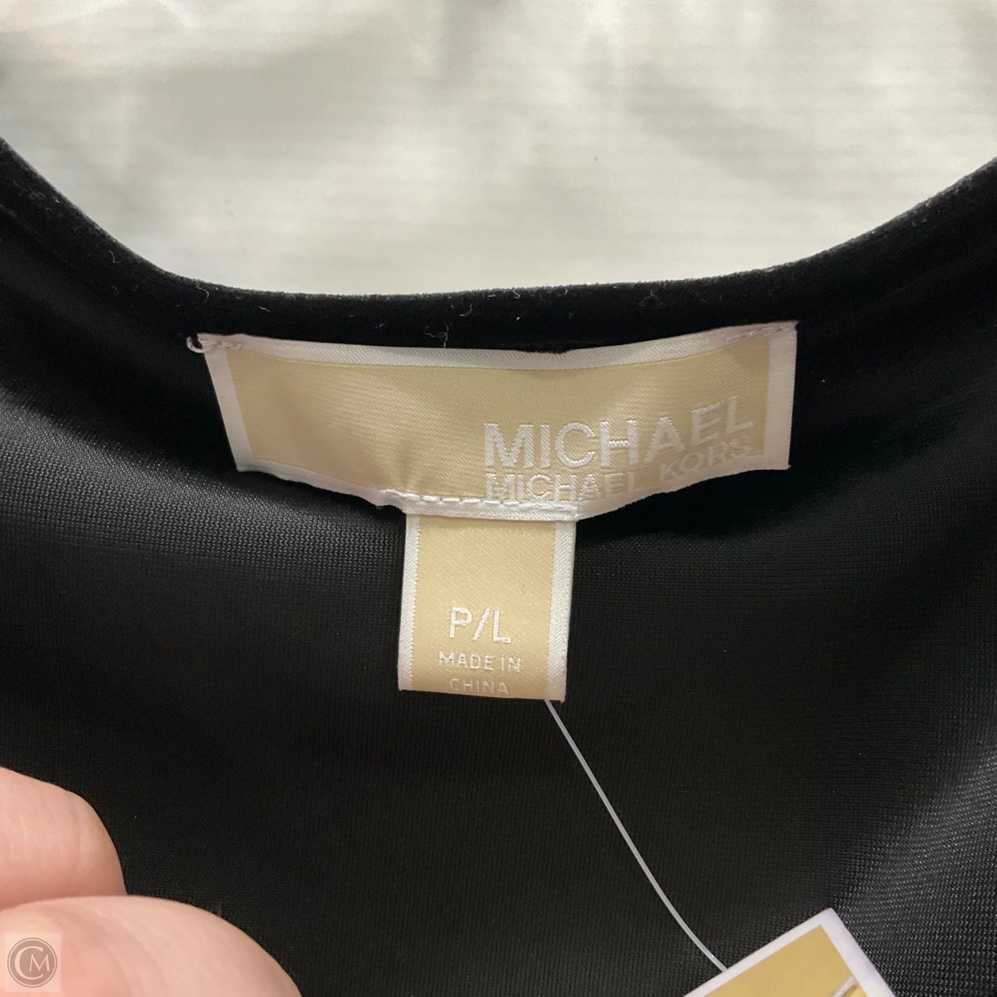 Dress Designer By Michael Kors In Black, Size: L