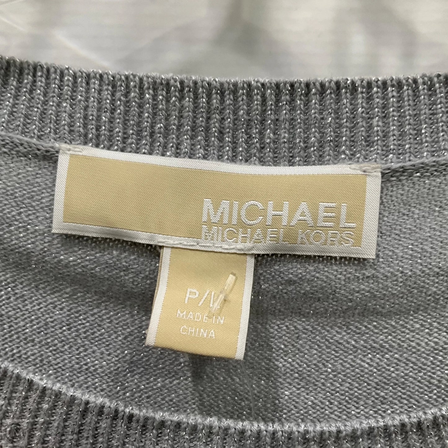 Dress Designer By Michael Kors In Grey, Size: L