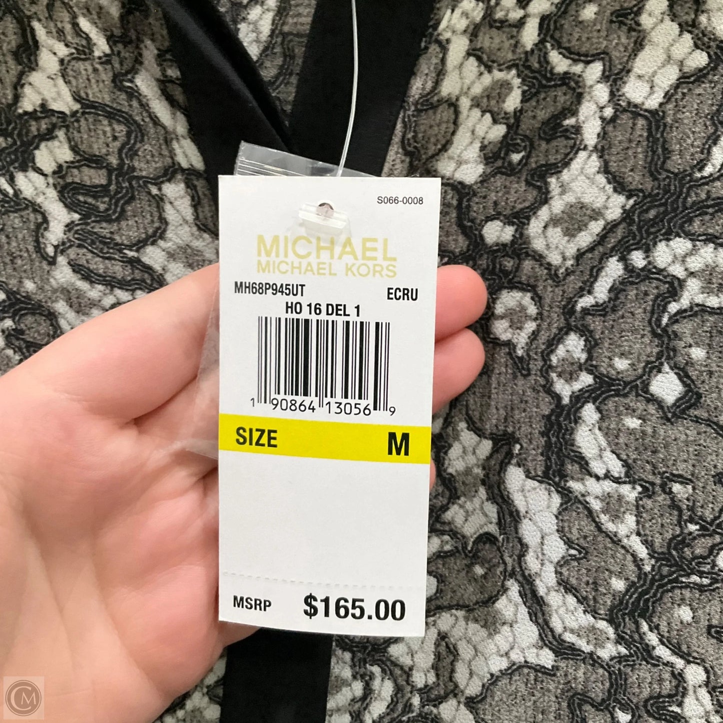Dress Designer By Michael Kors In Grey, Size: M