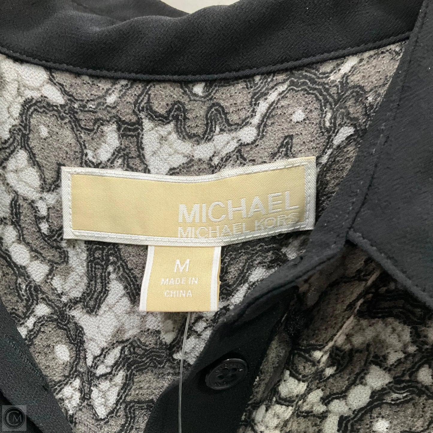 Dress Designer By Michael Kors In Grey, Size: M