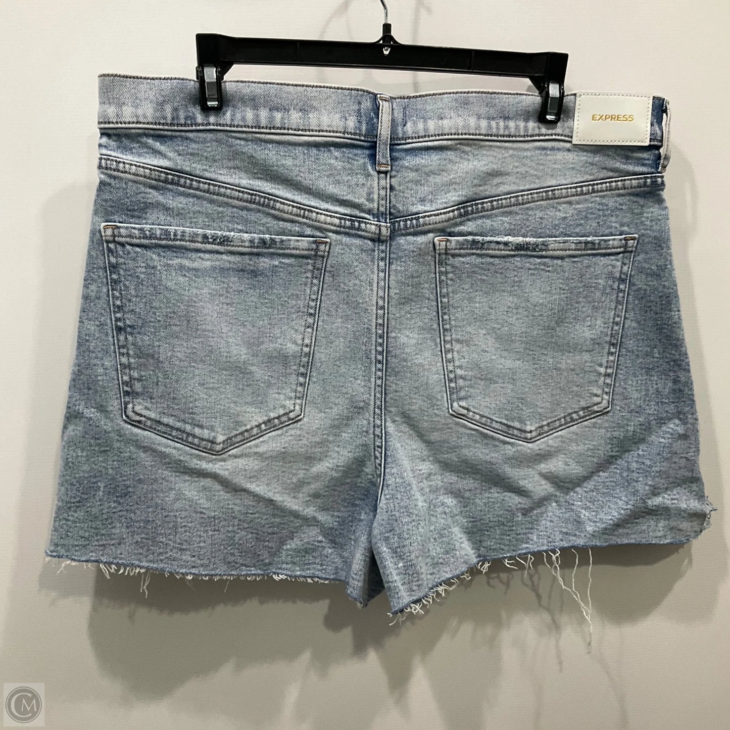 Shorts By Express In Blue Denim, Size: 14