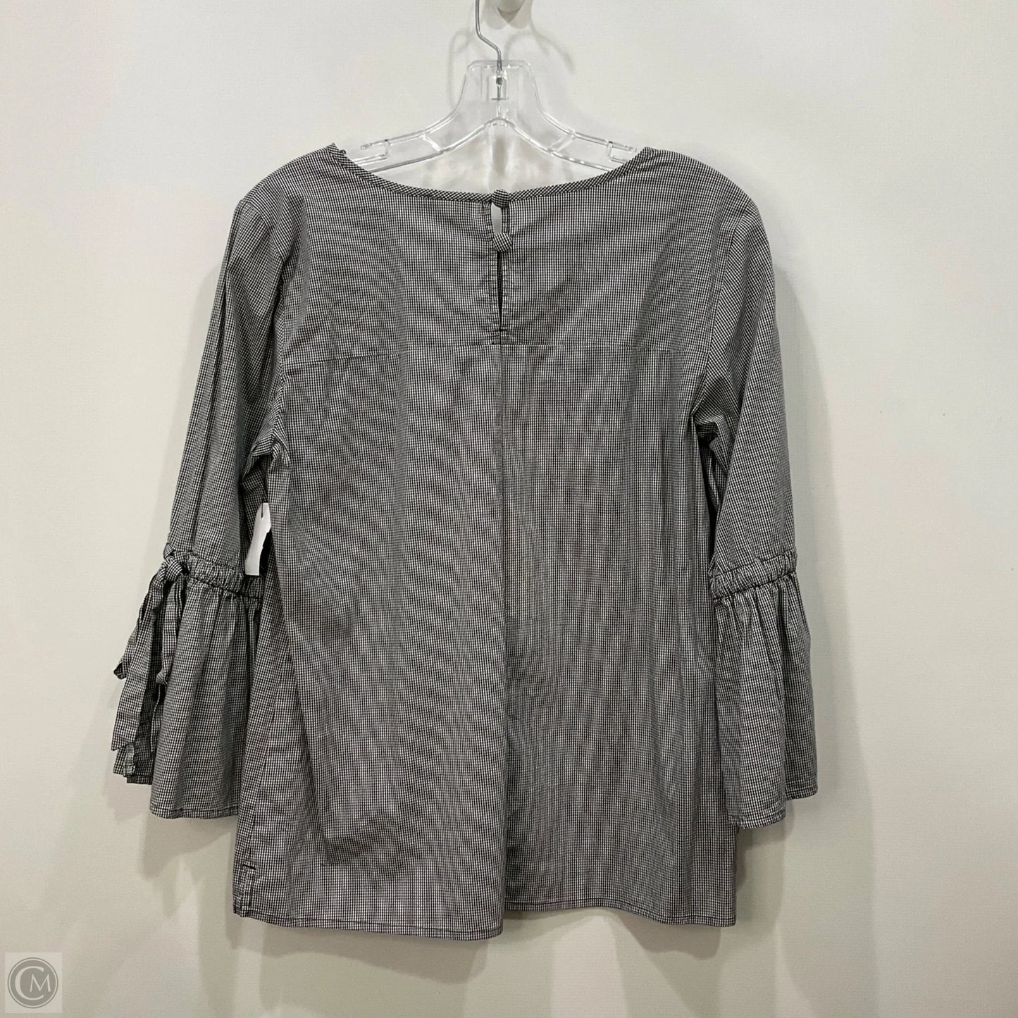 Top 3/4 Sleeve By J. Crew In Black & White, Size: S